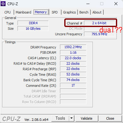 Lenovo Slim3 15ABA7 R5 - CPU-Z - 内存