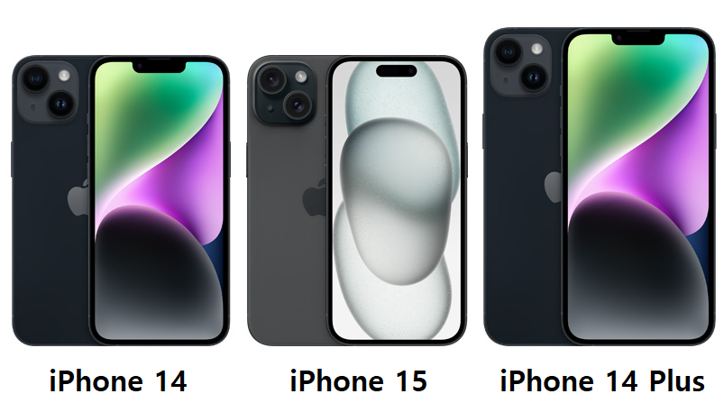 摄像头孔设计 - iPhone 14 Regular 和 iPhone 15 Regular 之间