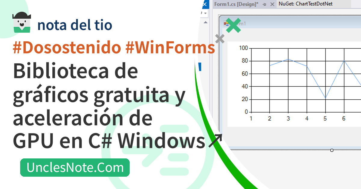 Biblioteca de gráficos gratuita y aceleración de GPU en C# Windows Forms